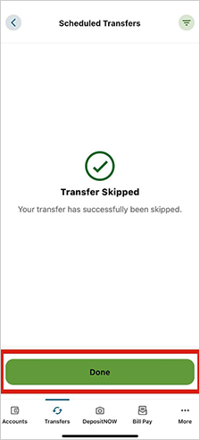 Transfer Done