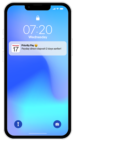 Cellular phone with blue screen